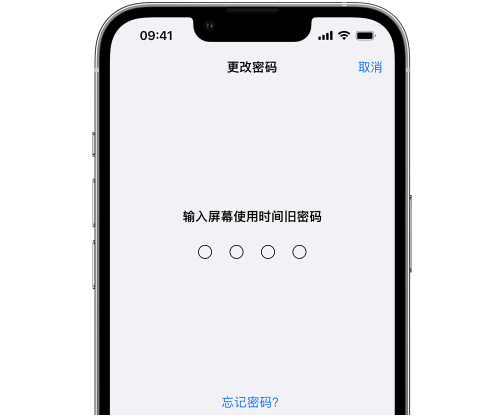 乡城iPhone屏幕维修分享iPhone屏幕使用时间密码忘记了怎么办 