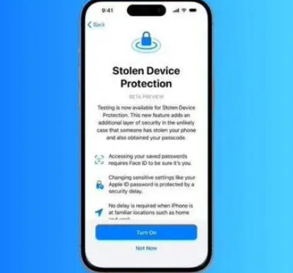 乡城苹果授权维修店分享被盗设备保护功能开启方法 
